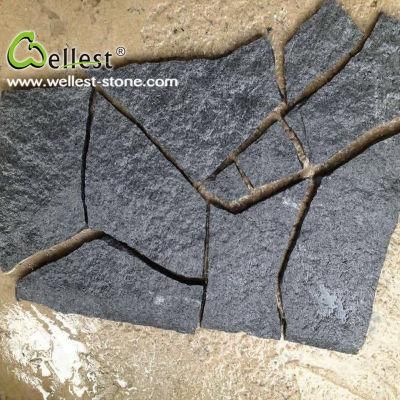 G654 Dark Whistler Grey Granite Random Loose Stone and Loose Corner for Wall Stone