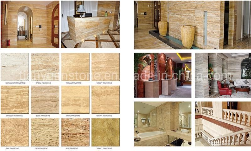 Natural Beige Travertine for Floor Tile, Wall Tile