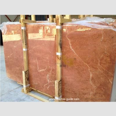 Polished Rojo Alicante Red Marble Slab for Flooring Tile/Countertops/Bathroom/Vanity Top