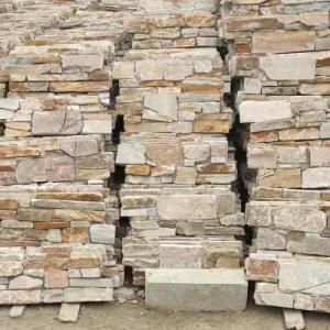 in Stock Exterior Wall Decoration Culture Stone Rusty Color Wall Cladding