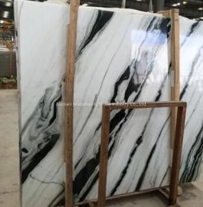 Book Match Panda White Marble for Slabs/Wall/Flooring Tiles Countertop/Building Project