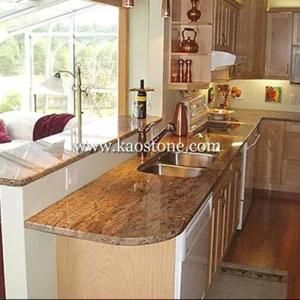 Golden Granite Stone Kitchen Veneer Granite