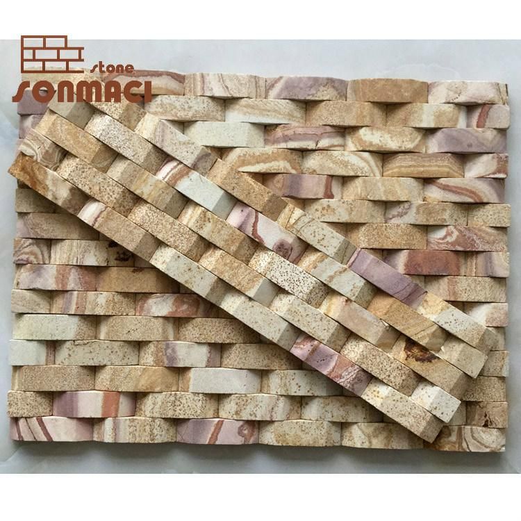 Construction Material Natural Slate Interlocking Stone Veneer