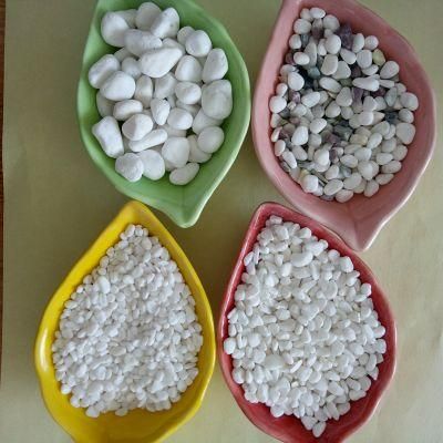 High Quality Garden White Color Marble Pebbles for Cheap Sale