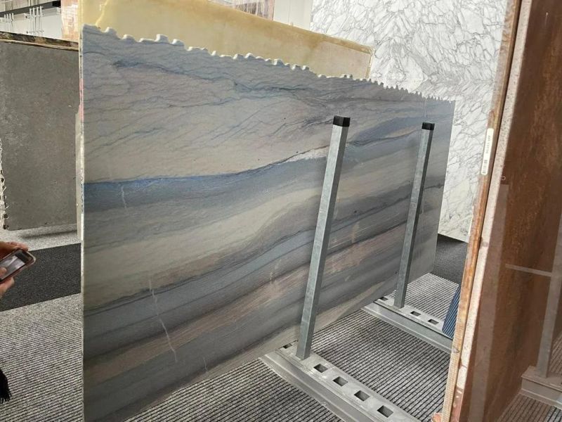Polished Blue Granite Slab for Decoration / Countertop