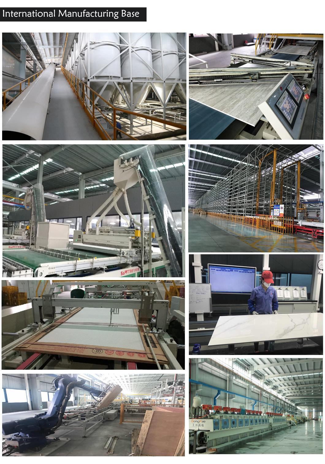 China Factory Artificial Sintered Stone Porcelain Slab Carrara White Marble Natural Granite Quartz Stone Kitchen Top Countertop Customized with Cabinet
