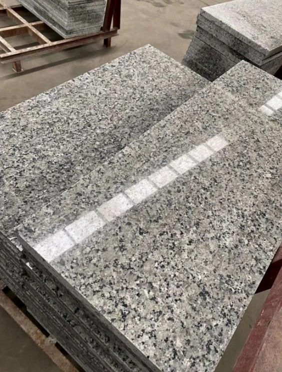 Diamond Grey Natural Grey Blue Granite Polished Slabs Tiles
