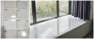 Pure White Artificial Marble Tile and Slab Engineered Stone Top Quality