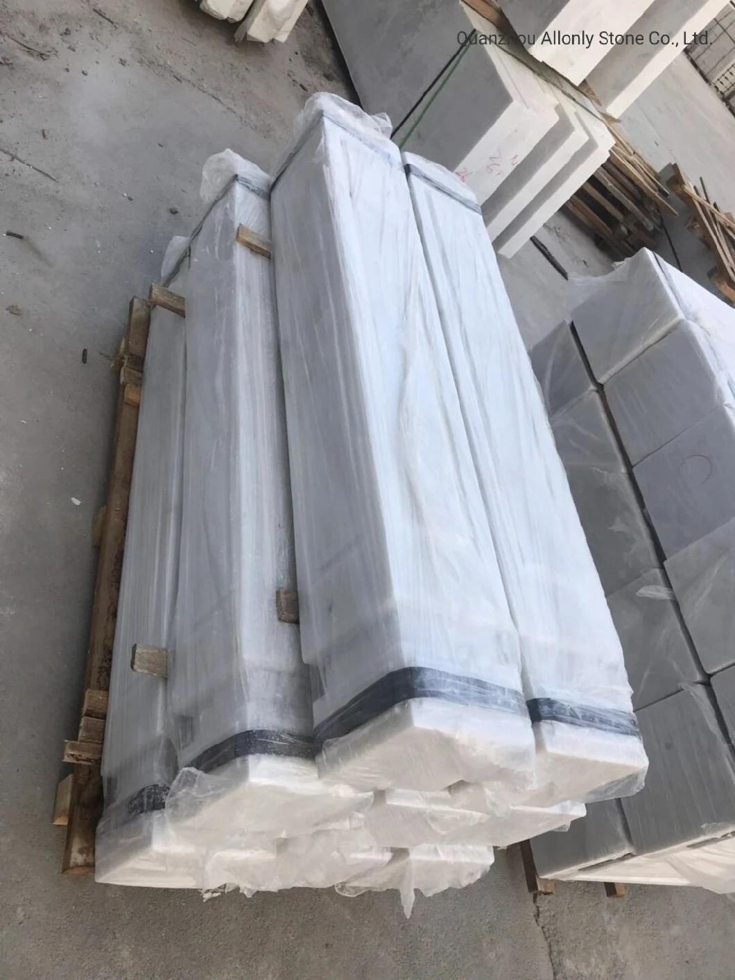 China Cheap Landscape White Marble Balustrade for Stair Design