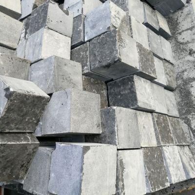 China Mongolia Pure Black Granite Stone Pavers Kerbstone for Landscape