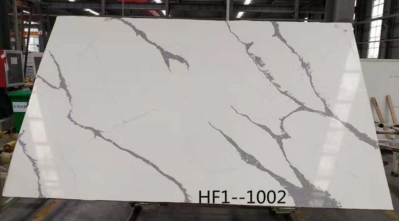 White Calacatta Quartz Slab Huge Discount Price