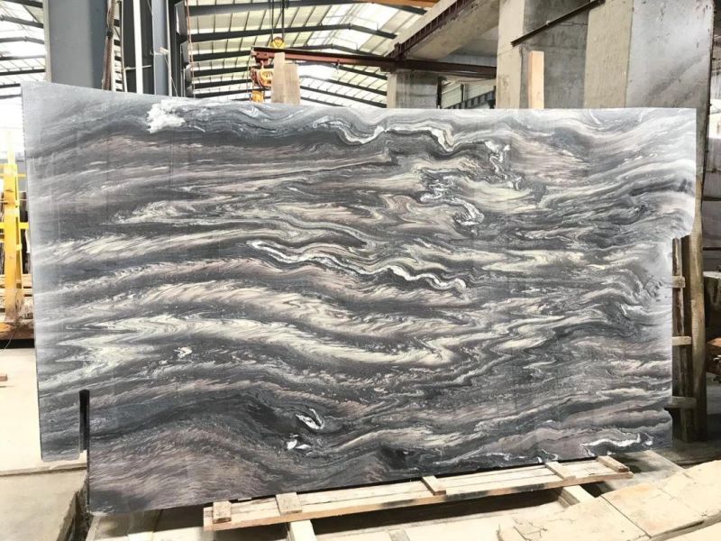 Landscape Purple Marble Polished Big Slabs & Tiles