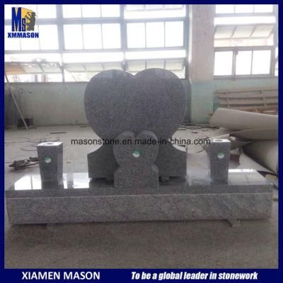 Heart Shape Custom Design Cemetery Monuments