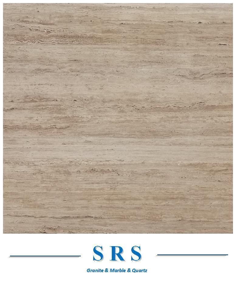 Beige Travertine for Wall/Floor Tiles or Stairs