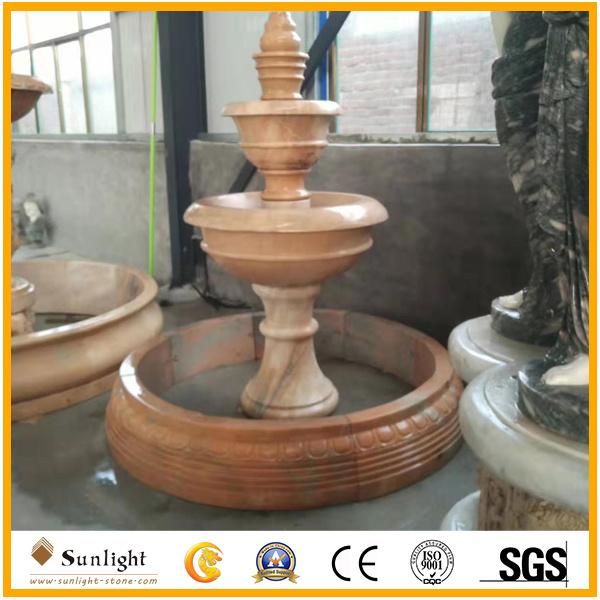 High Quality Natural Chinese Marble Carved Outdoor Stone Fountain