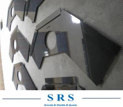 Natural Stone Black Granite Kitchen Countertop Bathroom Vanity Tops