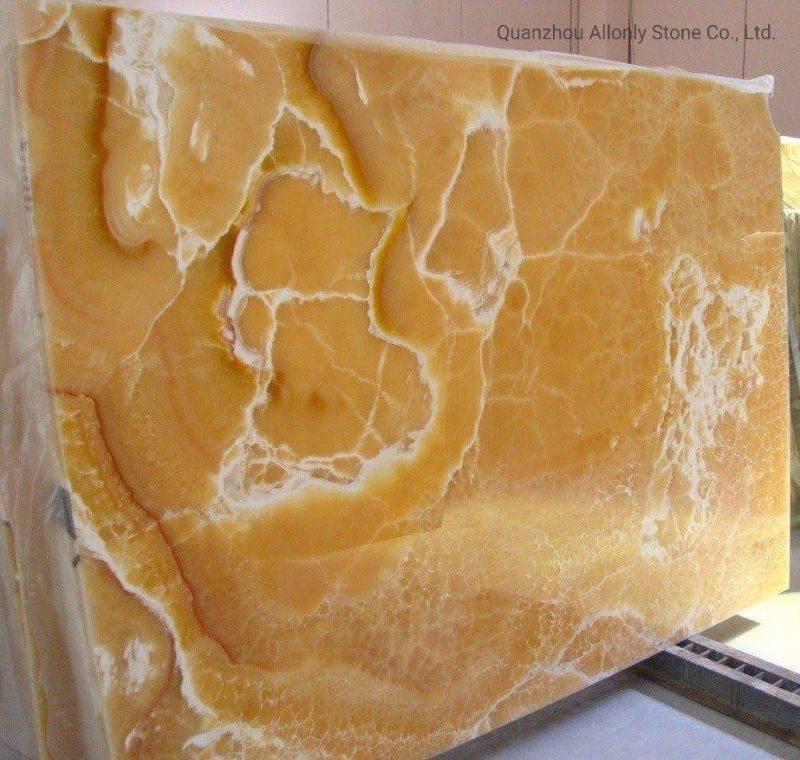 Hotel Bar Top Decoration Transparent Luxury Onyx Design with Backlit