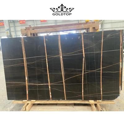 Natural Stone White/Beige/Grey Gold Wave Black Marble Slab for Hospitality Floor Wall Tile Cut to Size