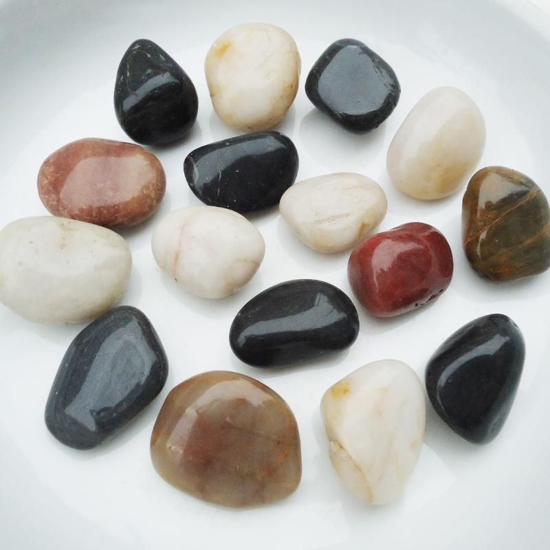 High Polished Snow White Pebbles Decorative Pebbles Wholesale