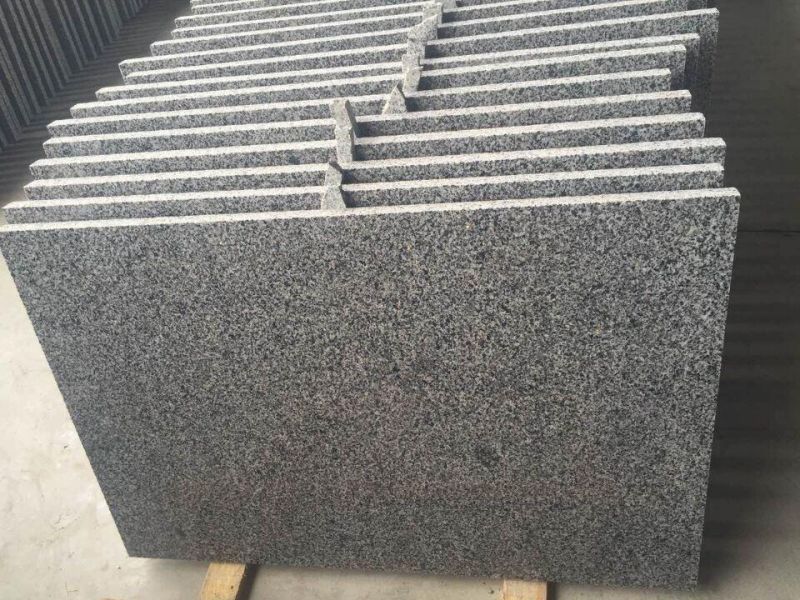 Chinese Dark Grey Granite Hn G654 Polished Slab Customized Size Wall Tile Floor Tile