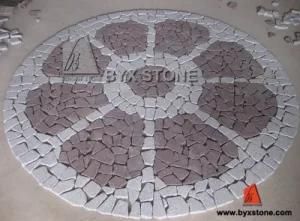Nutural Granite Round Garden Paving Stone for Landscape