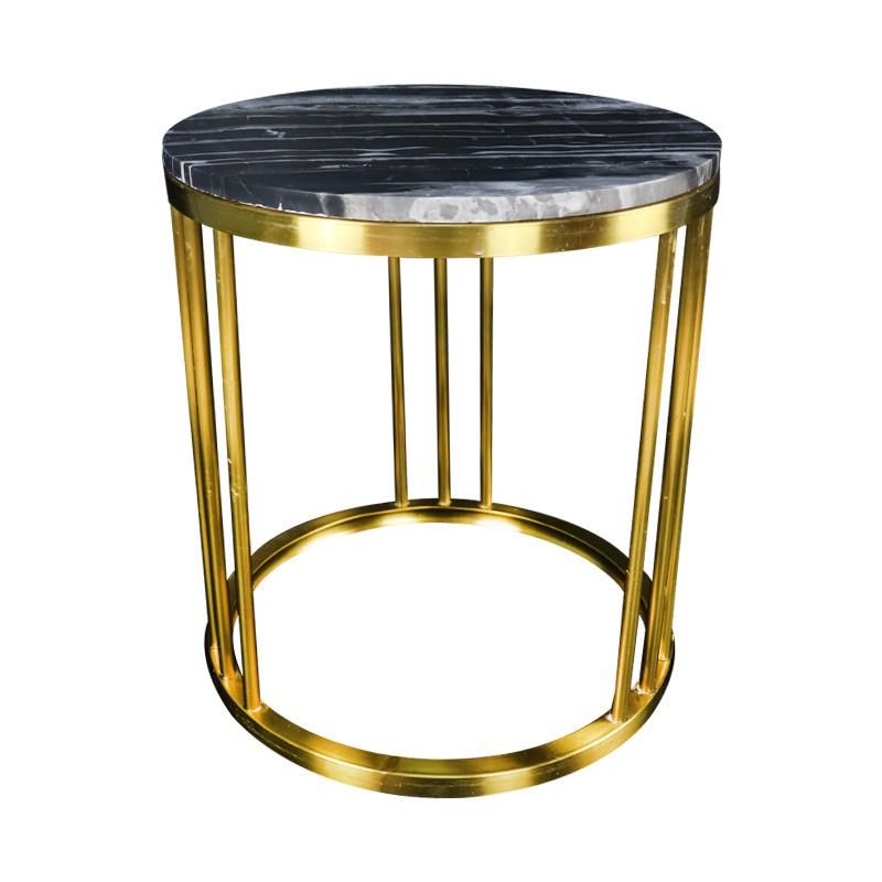 High Quality Luxury Modern Stainless Steel Living Room Furniture Marble Stone Countertop Marble Table Dining Table Coffee Tables