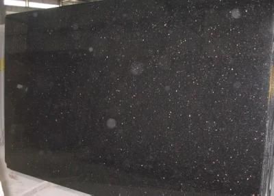 Hot Black Galaxy Flooring Tile Granite Slab, Granite for Sale