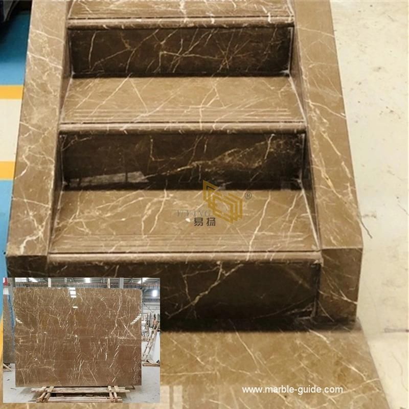 Factory Price Natural Kazoffie Brown Marble Stone Tiles for Flooring/Staircase/Wall