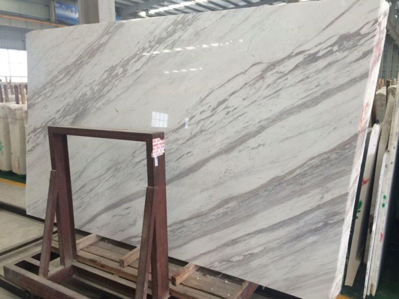 Popular Natural White Marble/Volakas White Slab and Tile for Hotel Wall Floor Decorate
