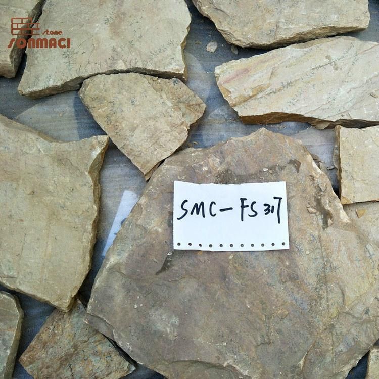 Yellow Slate Natural Masonry Stone Veneer