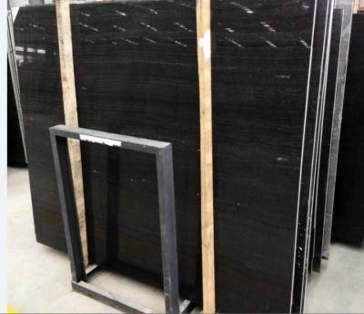 Black Wooden Marble Slab, Black Grainy, Black Timber