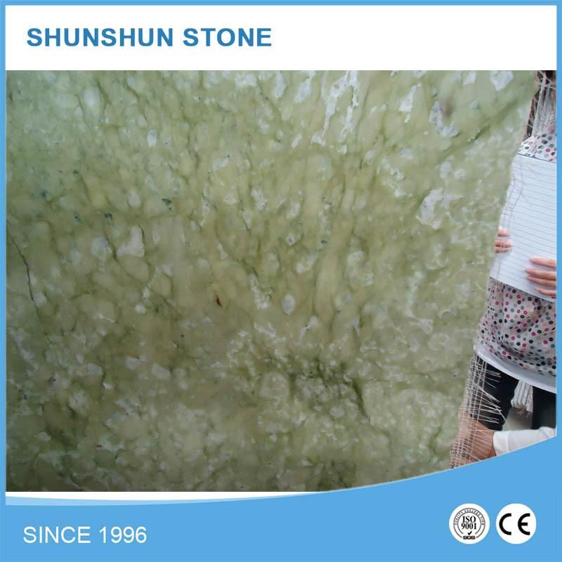 China Dangdong Green Marble Slabs for Wall and Floooring