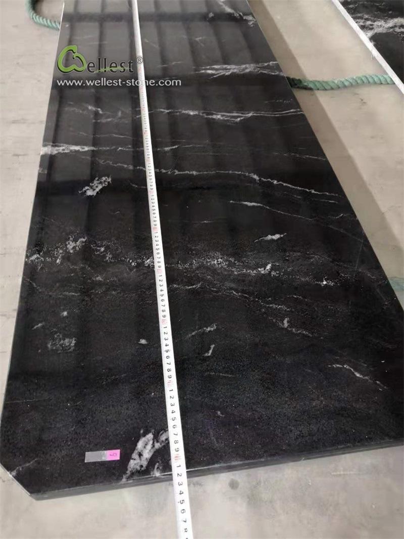 Natural Black Granite Stone Counter Top Kitchen Top Vanity Top