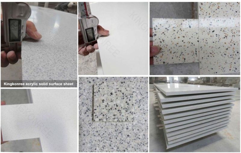 Kkr Texture Marble Modified 12mm 20mm Acrylic Solid Surface