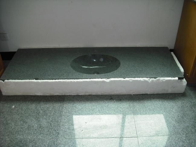 Discount Prefab Yellow Granite Bathroom Vanity Tops