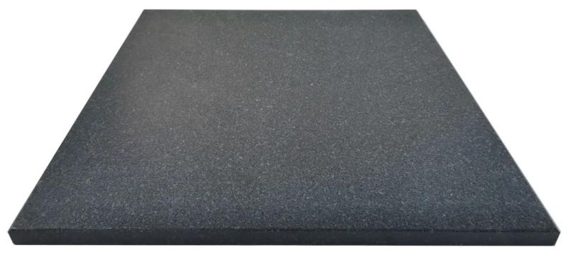 Black Granite European Headstone Monument Tombstone with Custom Design