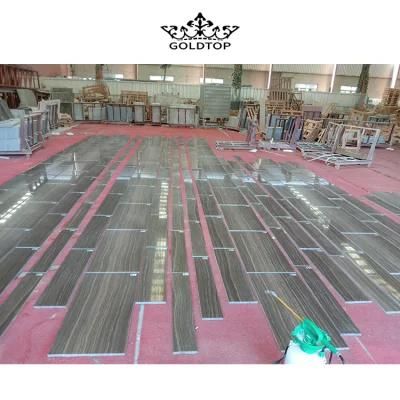 Natural Stone Polished/ Honed Surface Bathroom/Kitchen /Living Room Countertop Obama Wooden Marble for Home