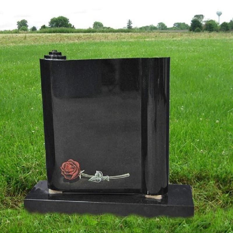 Shanxi Black Granite Headstone/Monument/Memorial Tombstone