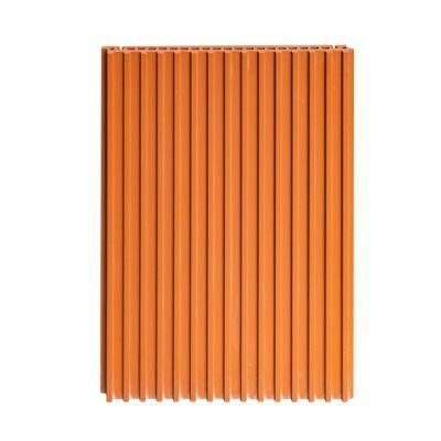 China Orange Terracotta Facade Panels for Art Gallery