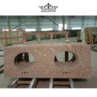 Natural Stone Slab Yellow/Red Kitchen Countertop Granite Top/Worktop/Vanity/Table/Top Granite