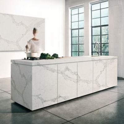 Wholesale Price Caesarstone Colors Calacatta Marble Quartz Countertop Material with Ce Certification