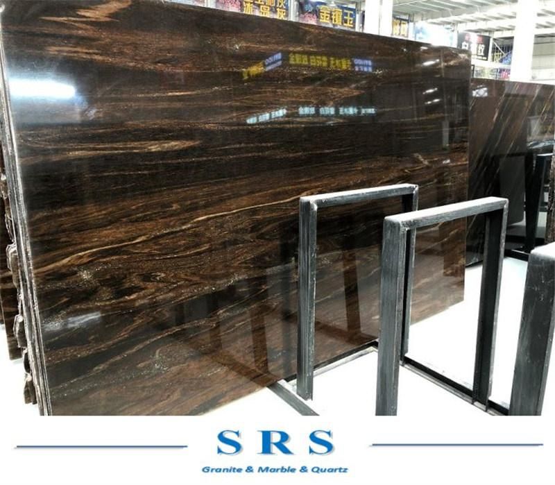 Polished Quicksand Brown Granite for Wall/Floor Tiles/Countertops/Vanity Tops
