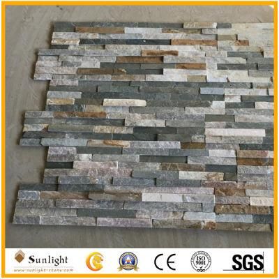 Natural White/Grey/Yellow Slate/Quartz Culture Stone for Wall Cladding