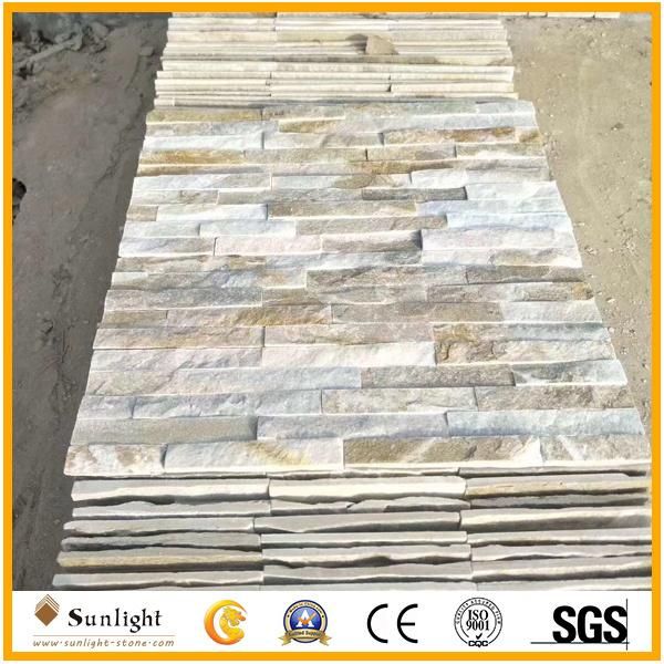 White Quartzite/Slate Culture Stone for Wall Facade Tiles
