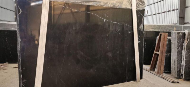 Black Marquina Absolute Black Marble with Less Streak