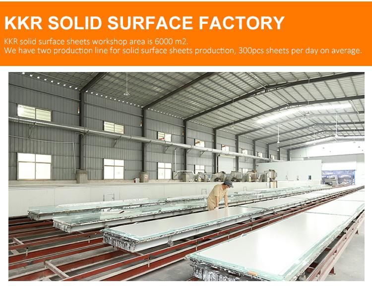 Man-Made Stone Sheets Korean Stone Artificial Sheet for Kitchen Top 3.17