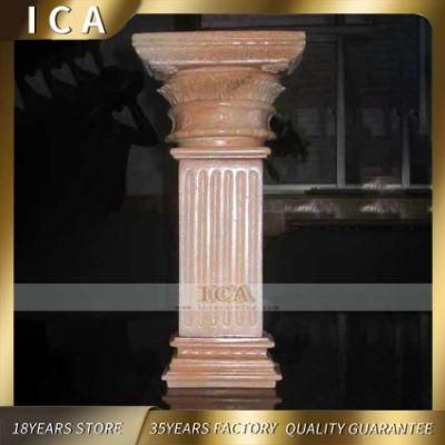 European Decoration Roman Pillar Crafts Terrazzo Column for House