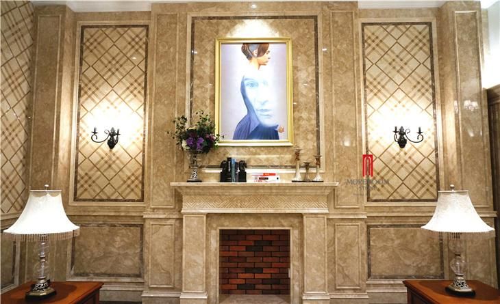 Italy Brand Flagship Store Floor Tile Interior Luxury Design
