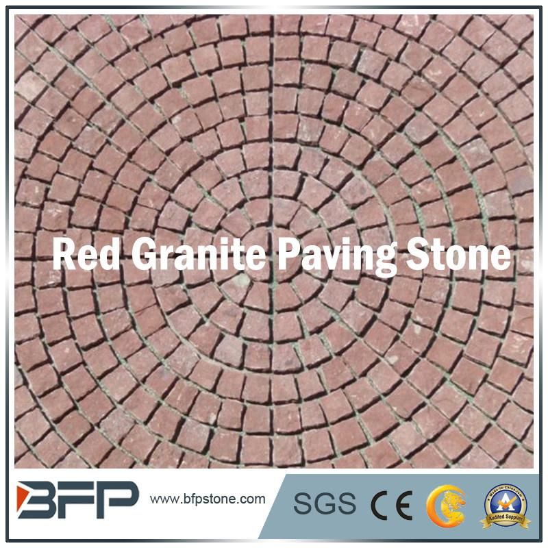 Wholesale Dark Grey Granite Tumbled Stone Pavers for Driveway