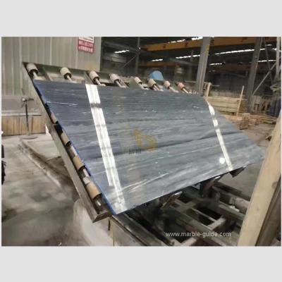 Natural Stone Palissandro Blue/Grey Wood Marble for Background/Wall/Countertop/Flooring/Worktop